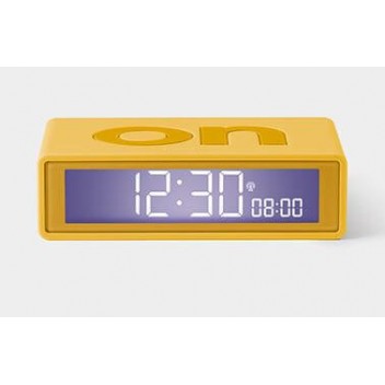 Flip wekker geel | wekker, klok & radio